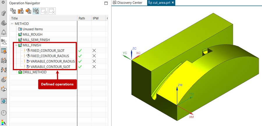 Tool Path Optimization NX 2306