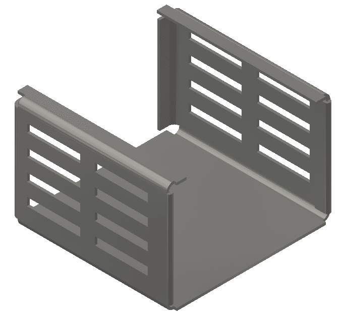 Create a similar hem on the left inside edge.